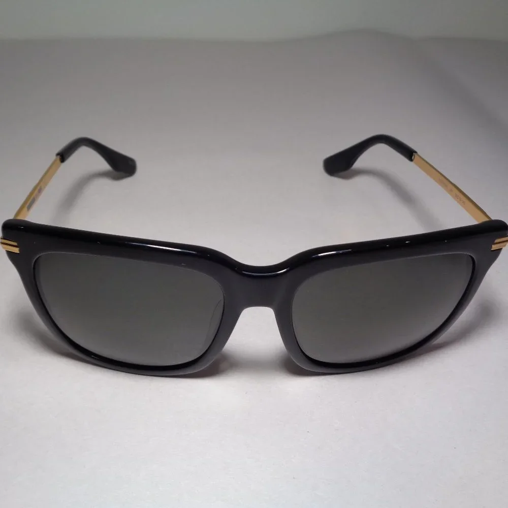 McQ by Alexander McQueen MQ0055S Black Gold New Men's Sunglasses